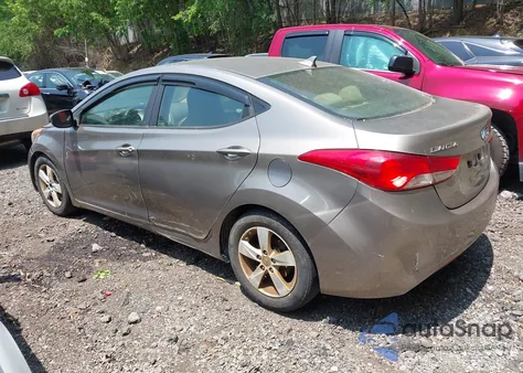 2011 Hyundai Elantra Gls from USA, damaged, VIN 5NPDH4AE7BH052081